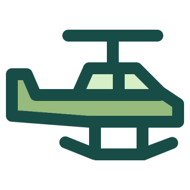 an icon of a helicopter