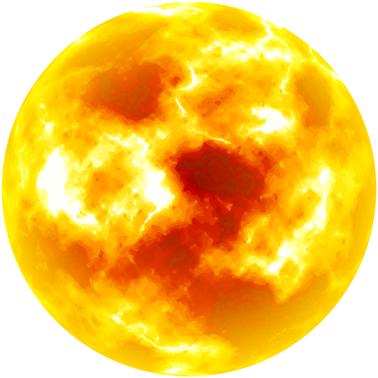 an image of the sun on a white background