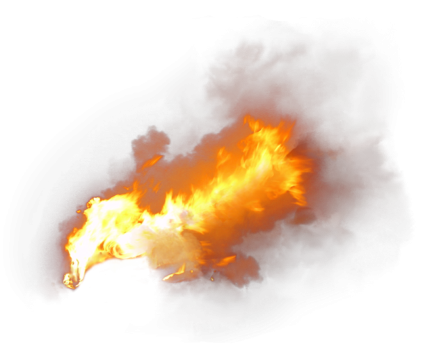 an image of a fire in the air