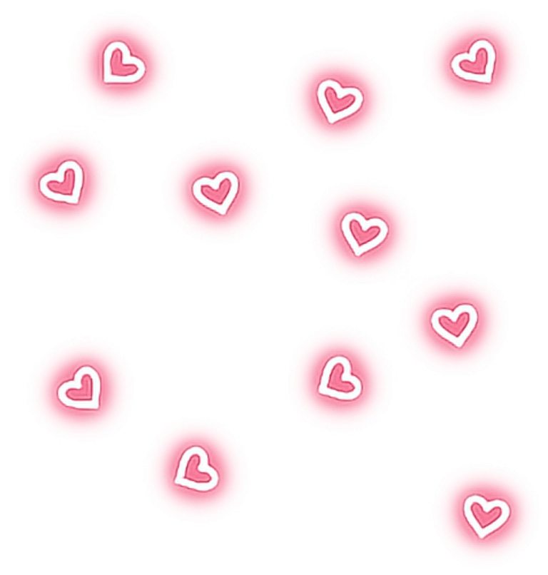 a white background with pink hearts on it