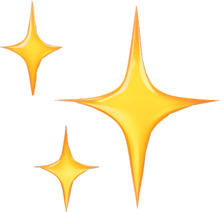 three yellow stars on white background
