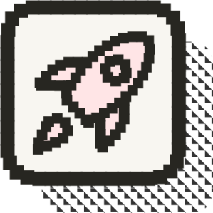 an image of a pink flower in a square frame