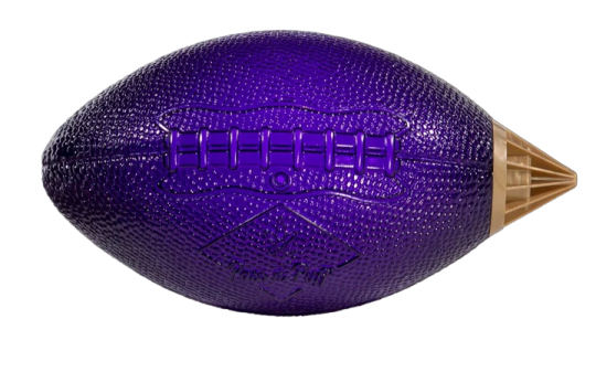 an image of a purple football ball on a white background