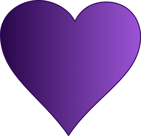 a purple heart