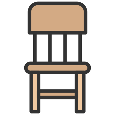 a wooden chair