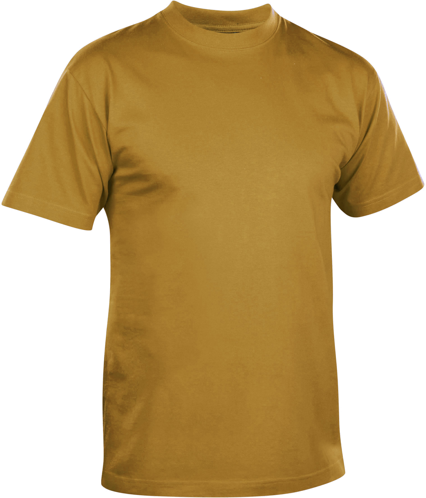 a brown t - shirt on a white background