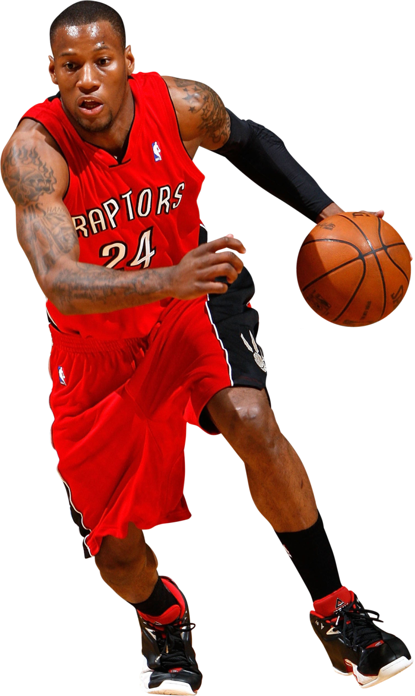 a man in a red jersey holding a basketball ball