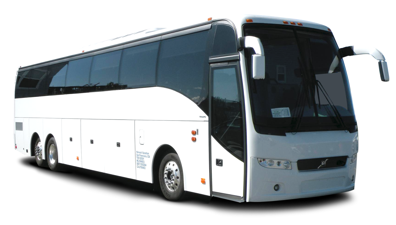 the bus is white