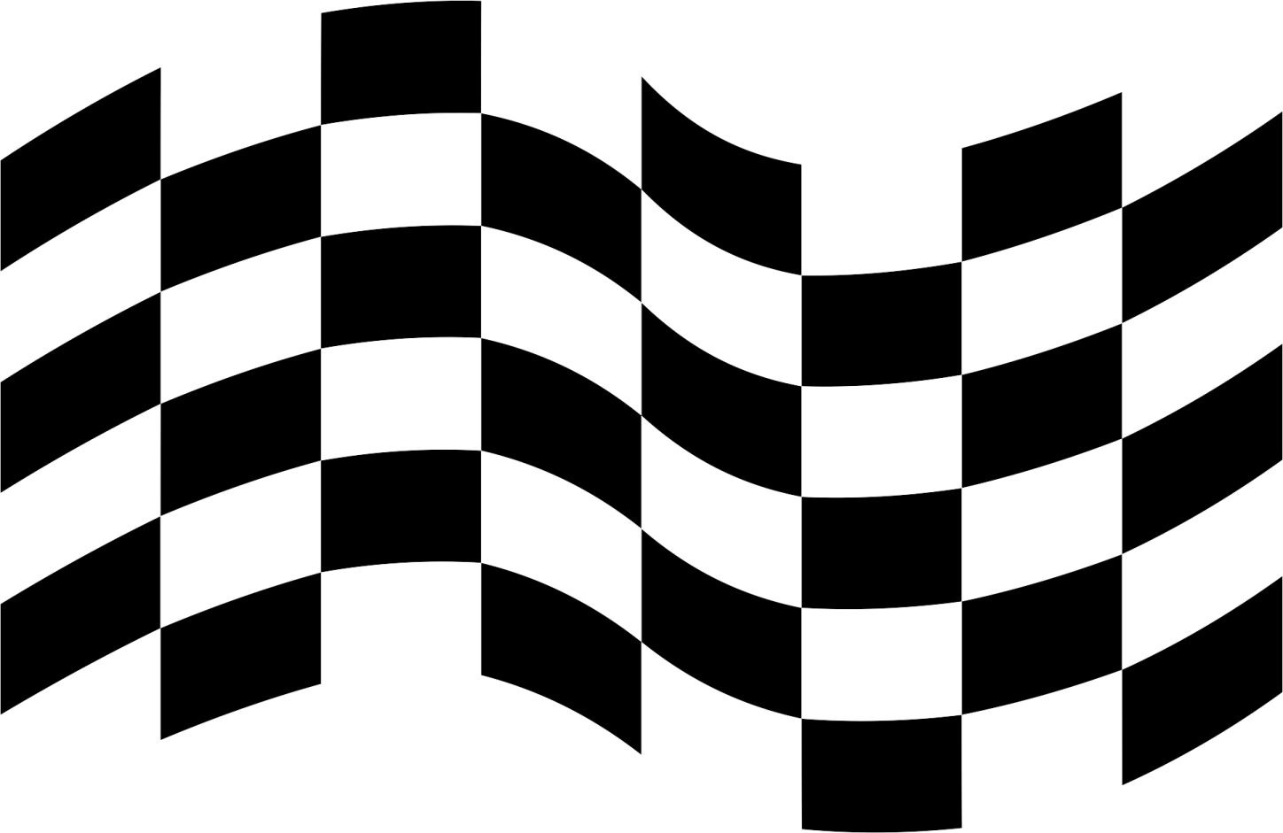 a black and white checkered pattern