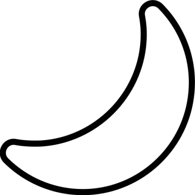 a black and white banana icon