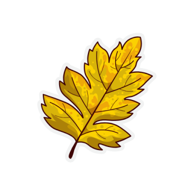 a yellow leaf with brown spots