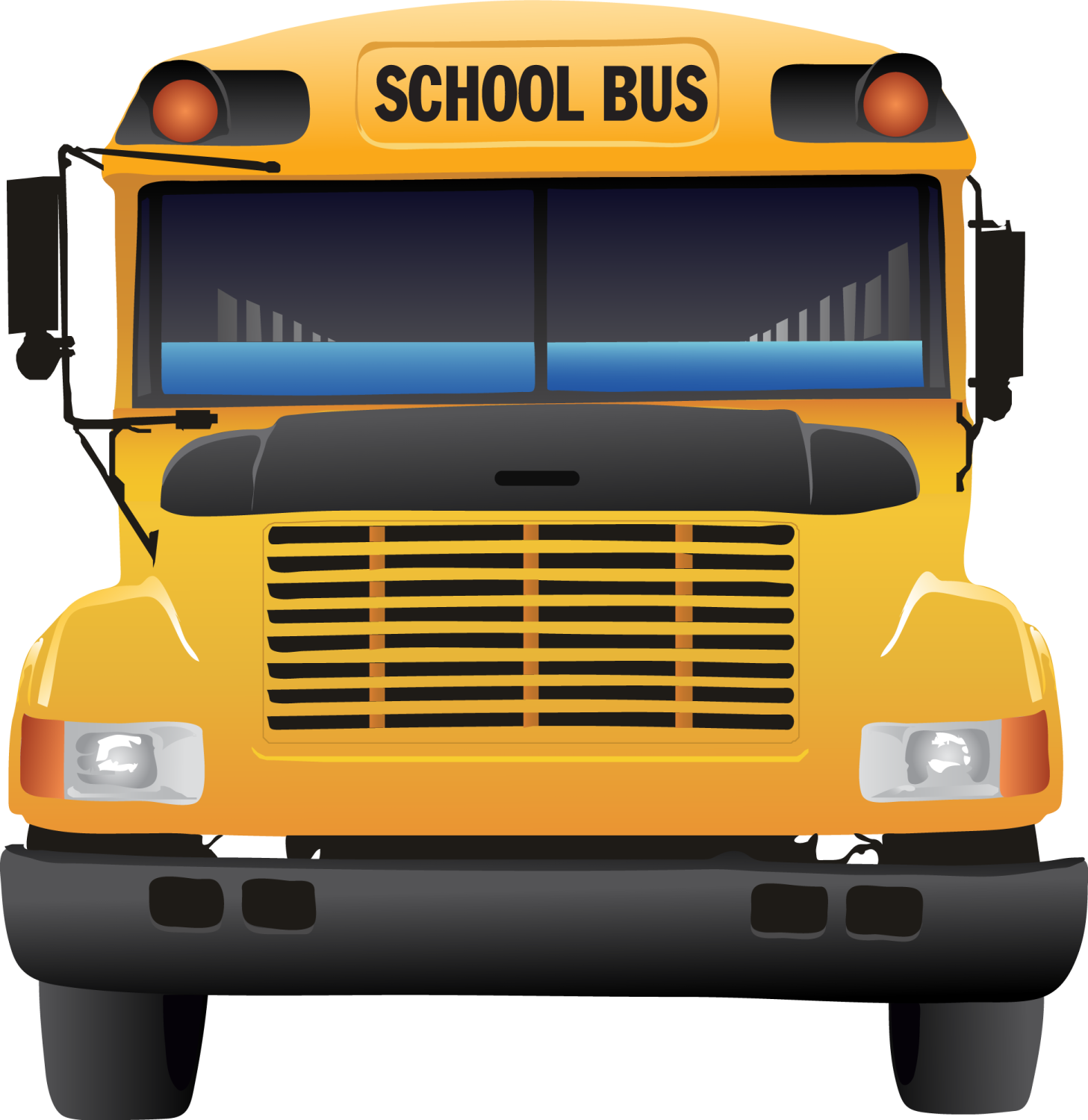 a yellow school bus