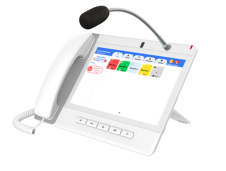 an image of a phone with a headset on it