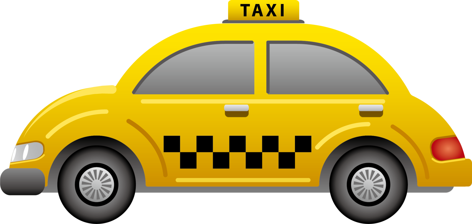 a yellow taxi car with the word taxi on it