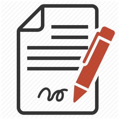 a document with a pencil icon