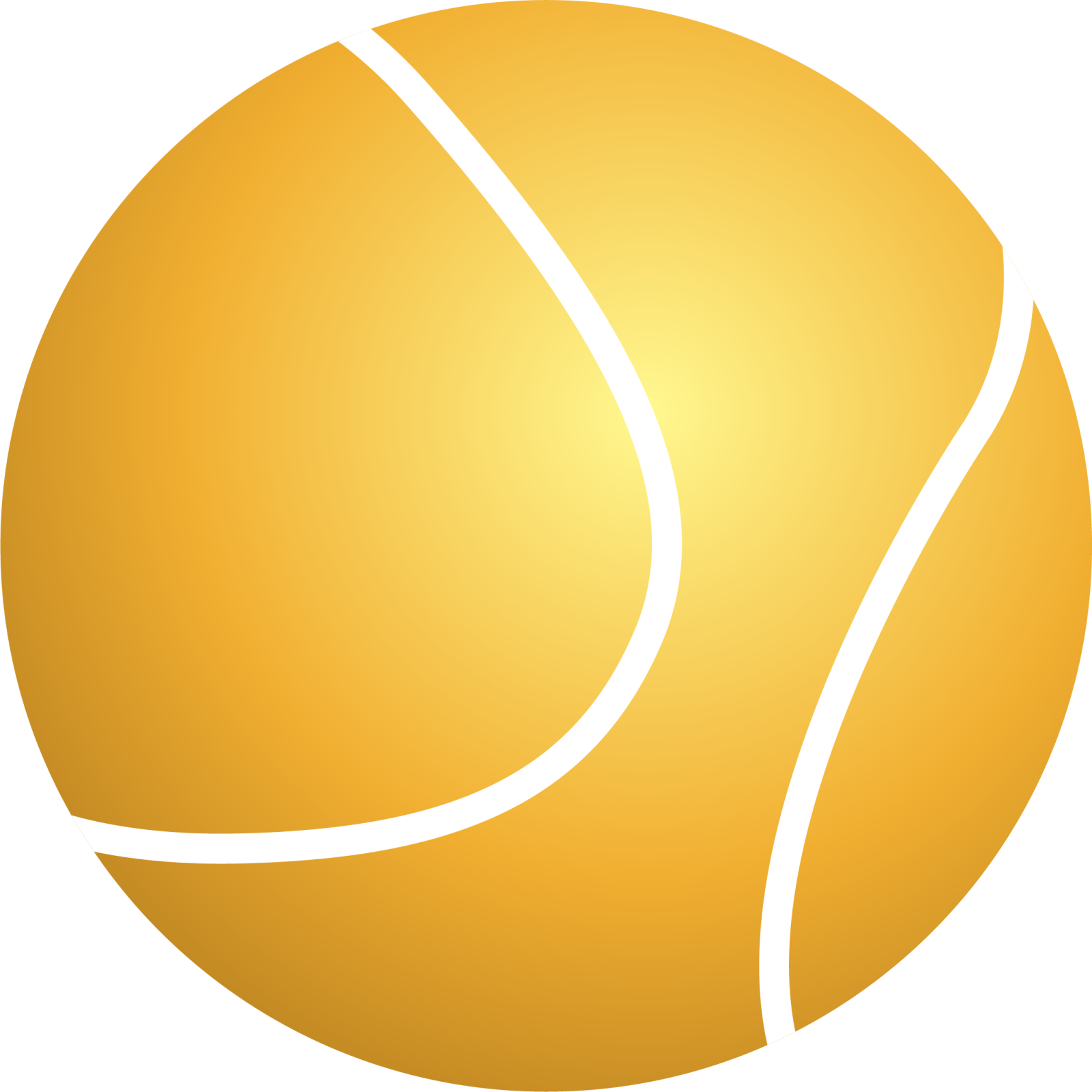 a tennis ball on a white background