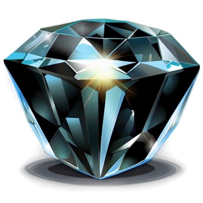 a blue diamond on a white background