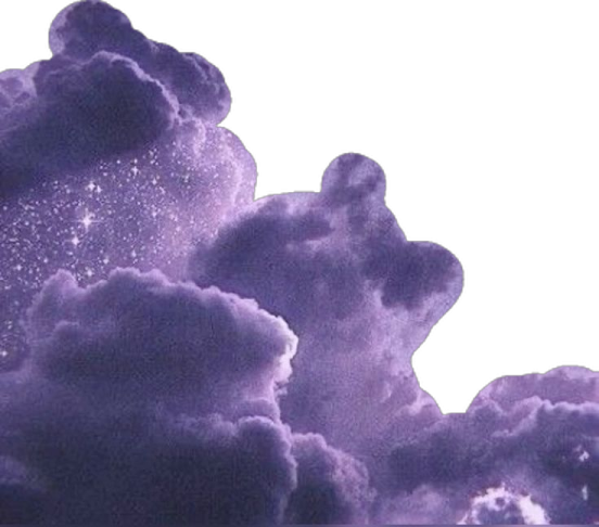 the sky is filled with clouds and stars