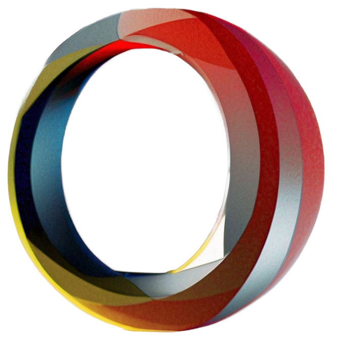 an image of a ring made out of colored paper