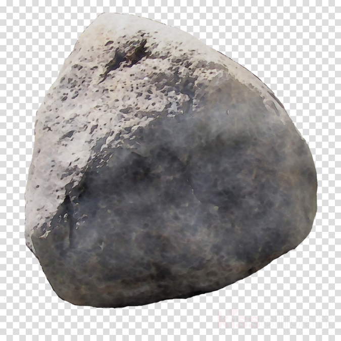a large rock on a transparent background