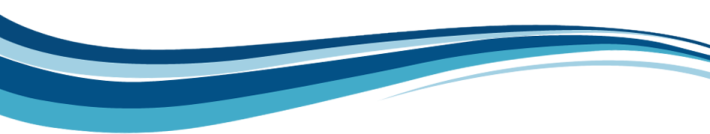 a white background with blue waves