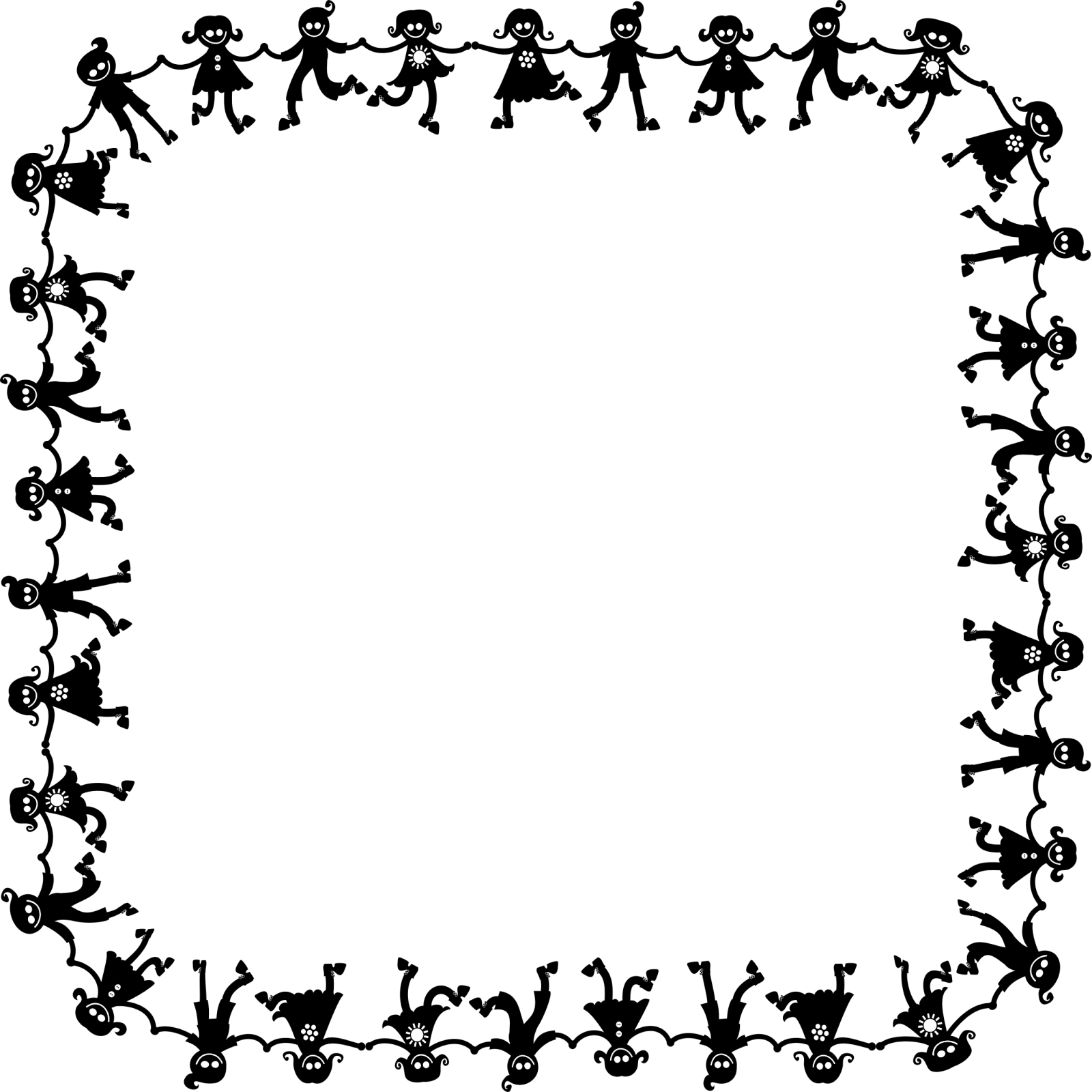 a black and white frame with monkeys