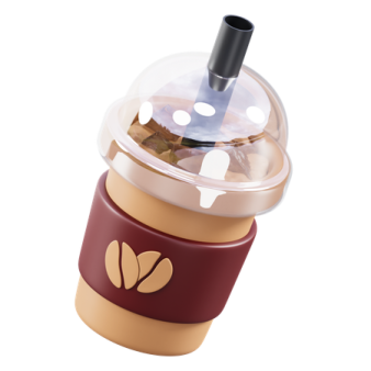 a coffee cup with a lid on it