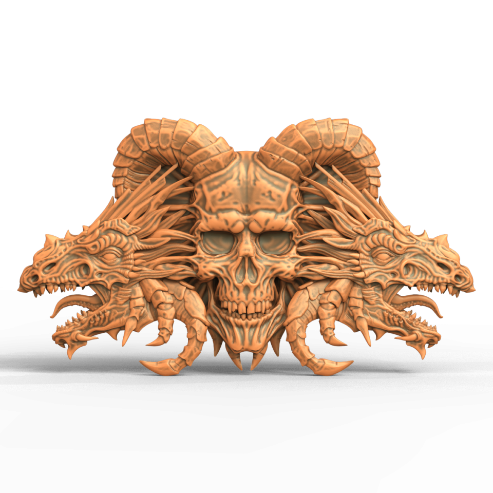an image of a dragon head