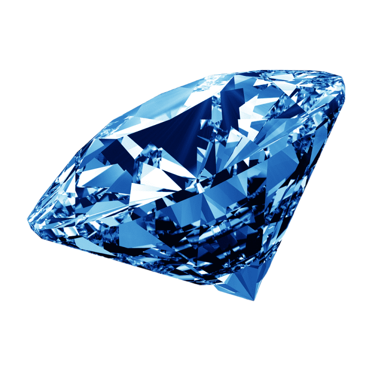 a diamond on a white background