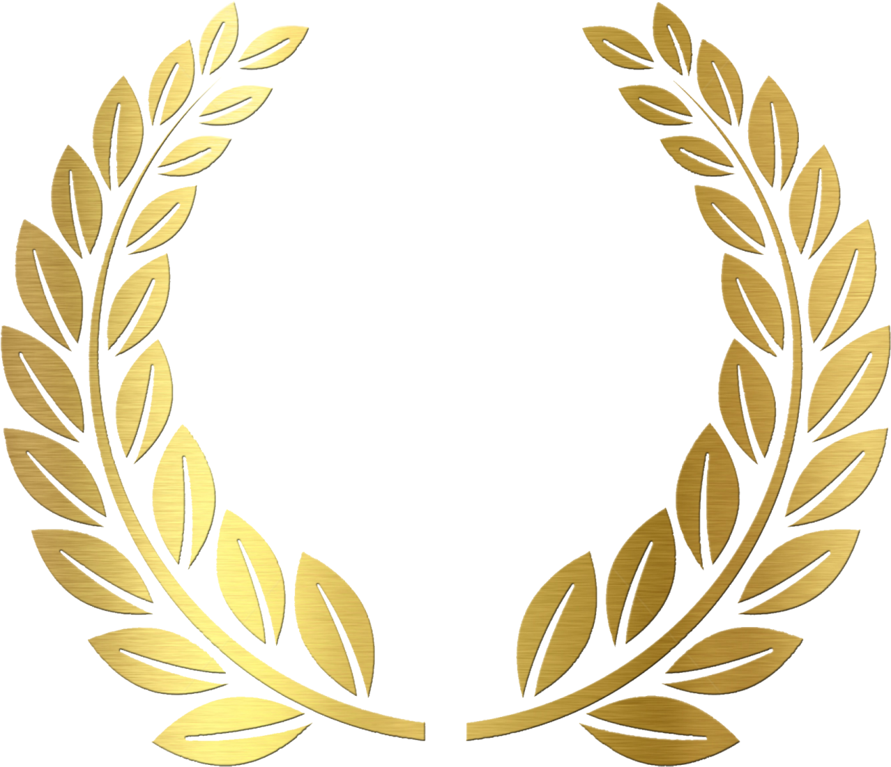 a gold laurel wreath