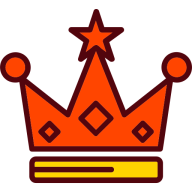a crown with a star on top
