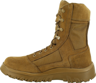 a pair of men's military boots