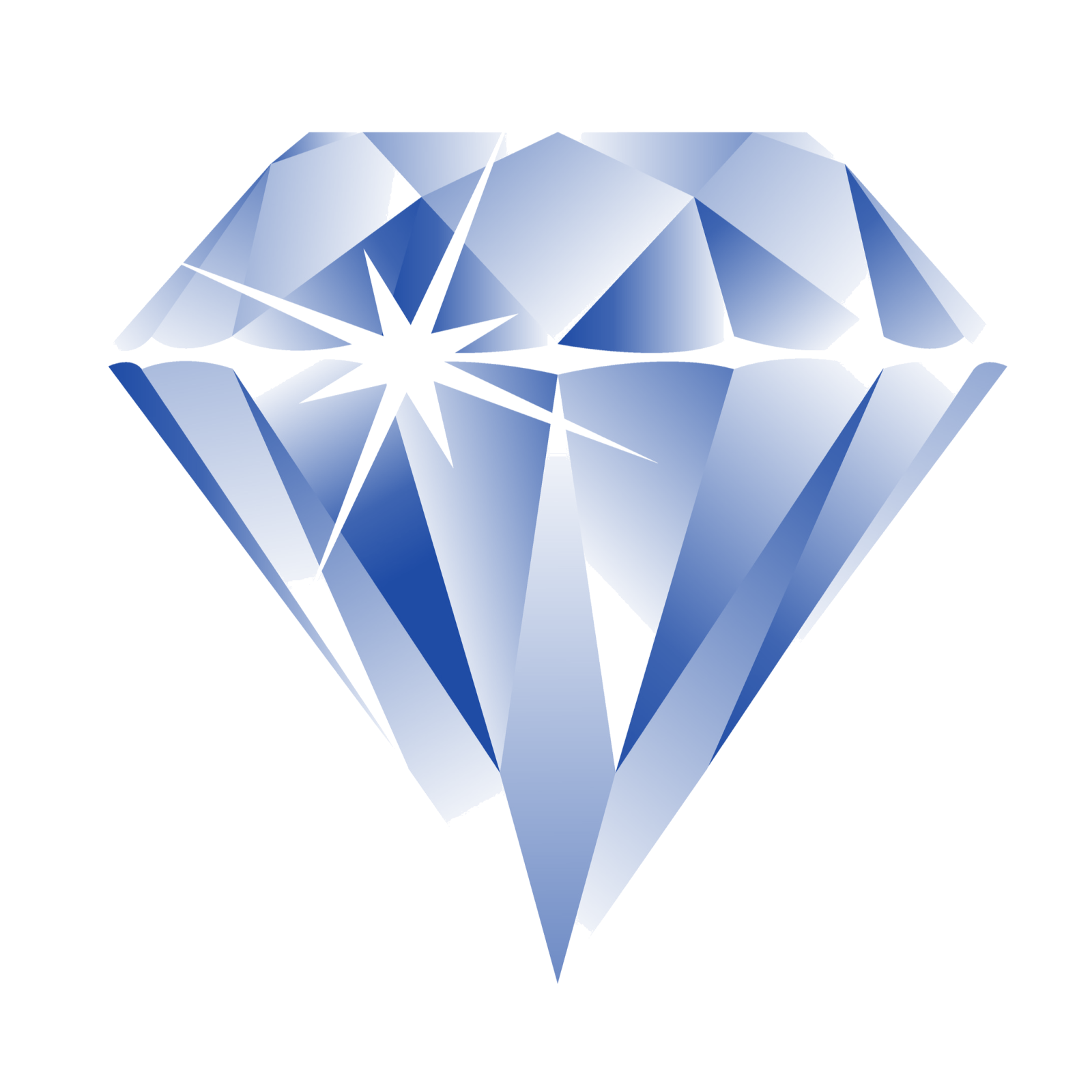 a diamond on a white background
