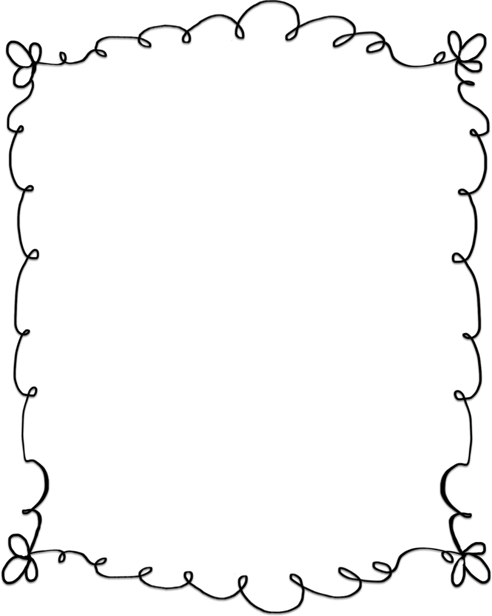 a black and white drawing of a square frame