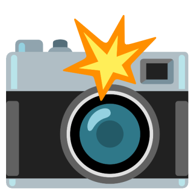 a camera with a star on top
