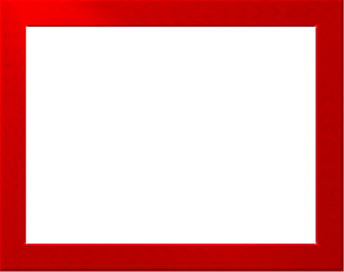 a red frame on a white background