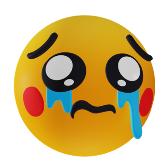 an image of a smiley face with tears