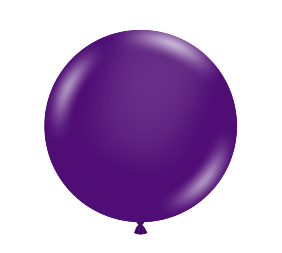 a purple balloon on a white background