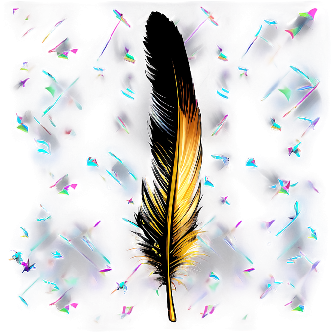 the feathers are black
