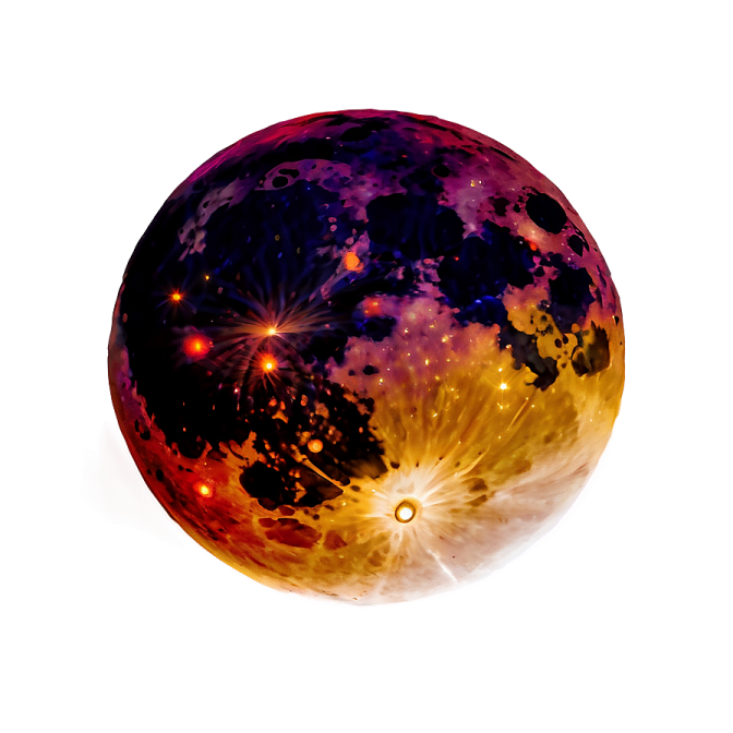 an image of the moon with a white background