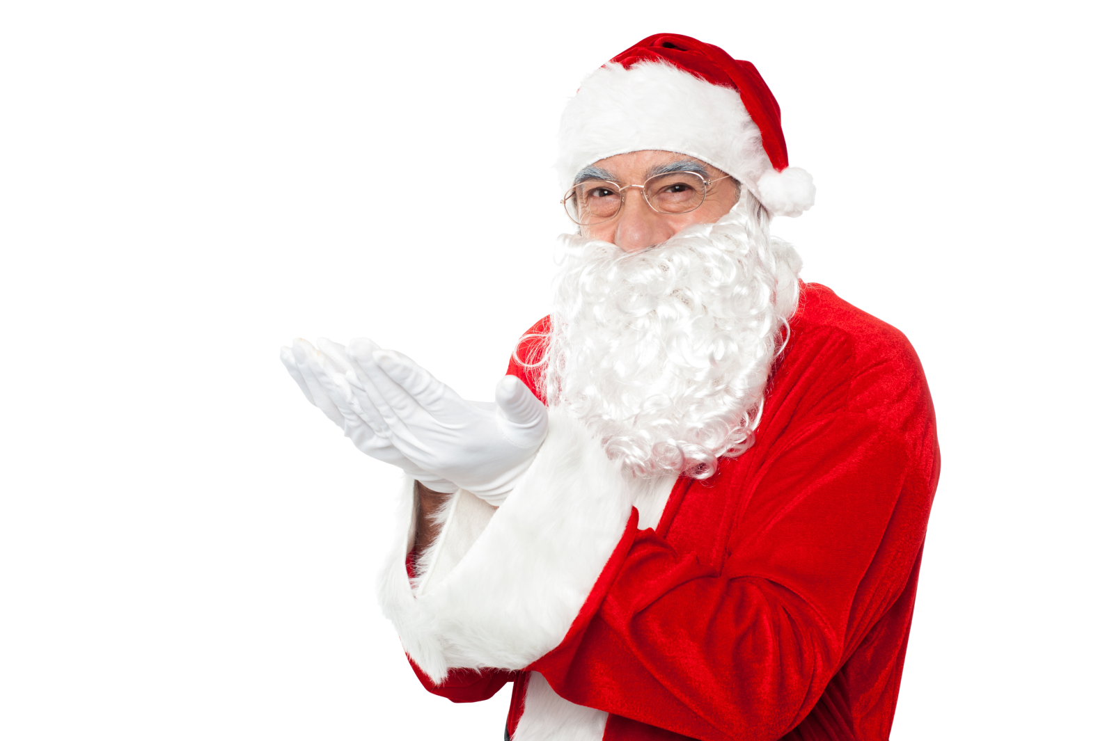 a man dressed as santa claus