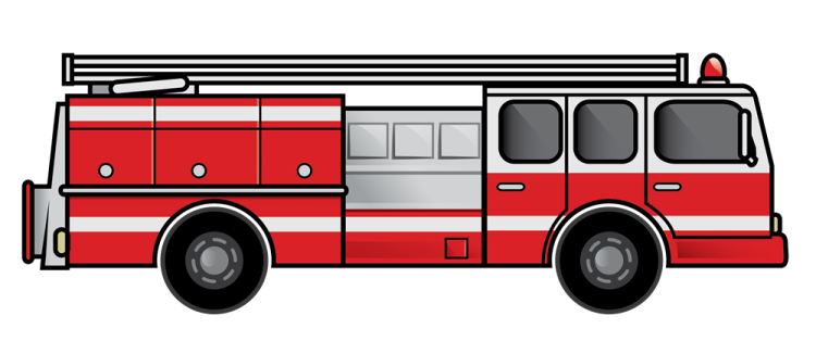 a red fire truck