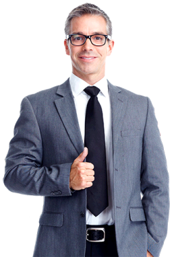 the man is wearing a suit and tie