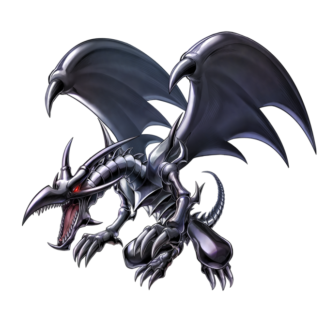 an image of a black dragon with red eyes