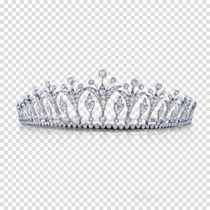 a diamond crown on a transparent background