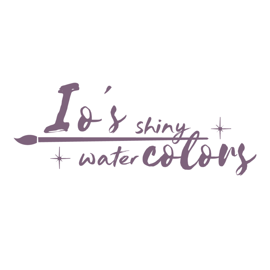 the logo for lo's watercolors