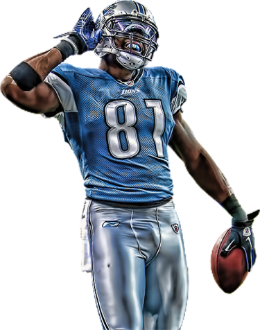 a drawing of a football player holding a ball