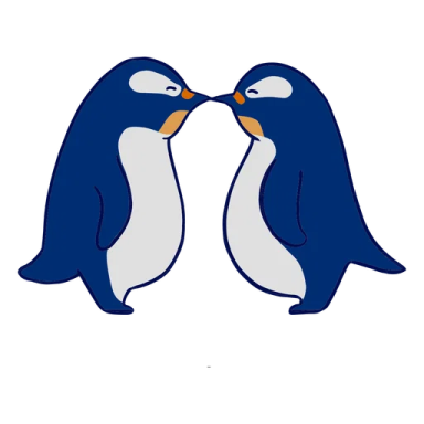 a couple of penguins