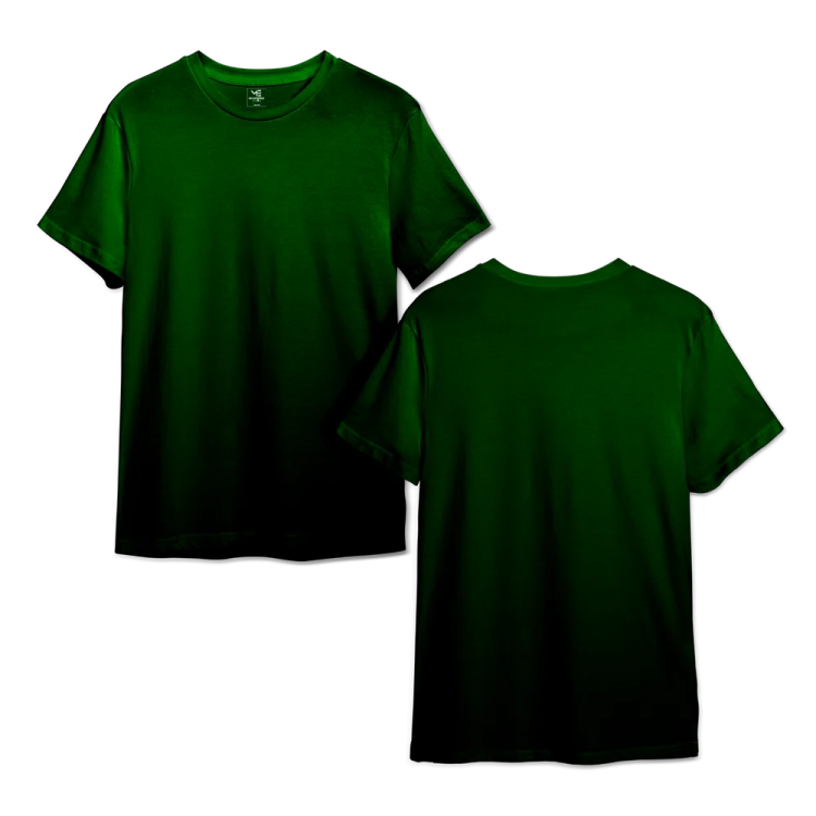a green t - shirt on a white background