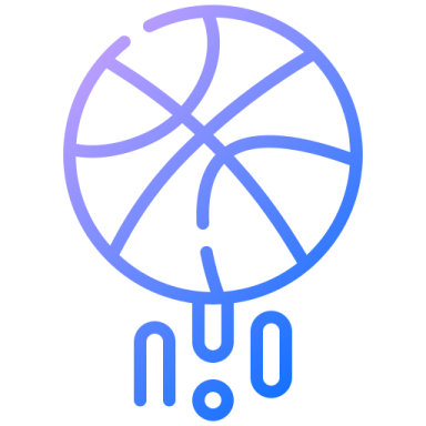 a basketball ball in the shape of a circle